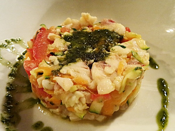 Kitchen Society - Milano - Tartare di Orata cotta con verdure croccanti